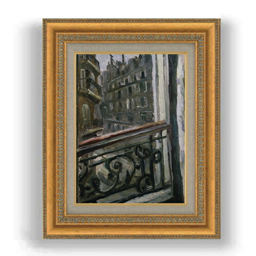 【油絵 直筆仕上げ】小出楢重 パリ・ソンムラールの宿 F4 【額入り】 絵画 販売 4号 油彩 人物画 481×391mm 複製画 送料無料 プレゼント ギフト 開店祝い 開業祝い 退職祝い 新築祝い リビング 玄関 モダン 壁掛け