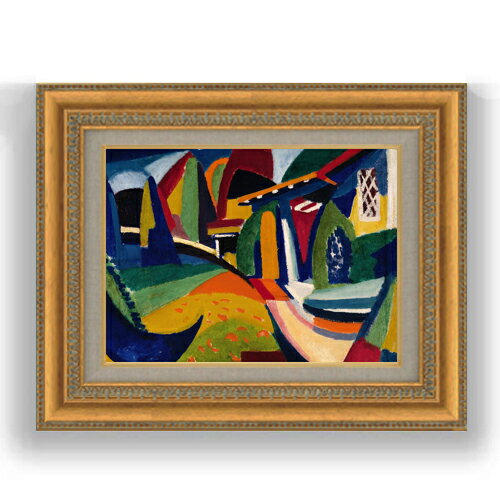 Rakuten - 【油絵 直筆仕上げ】サイエン シェヘラザード F4 【額入り】 絵画 販売 4号 油彩 抽象画 481×391mm 複製画 送料無料