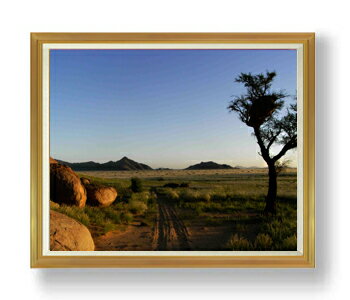 【油絵 直筆仕上げ】カントリーロード F50サイズ 額入り 【額入り】 油彩 風景画 オリジナルインテリア絵画 風水画 アート絵画 50号 大きな絵画サイズ 額入り 複製画 送料無料 1323×1066mm