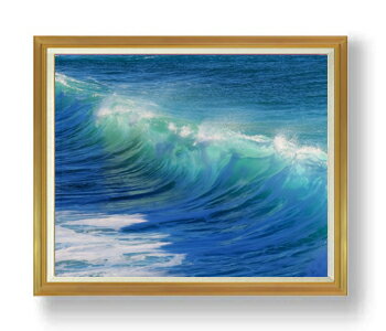 【油絵 直筆仕上げ】ターコイズ プラッシュ F50サイズ 額入り 【額入り】 油彩 風景画 オリジナルイン..