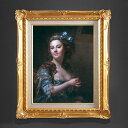 【油絵 直筆仕上げ】マリー=ガブリエル・カペ 自画像 F6 【額入り】 絵画 販売 6号 油彩 人物画 552×461mm 複製画 送料無料 プレゼント ギフト...