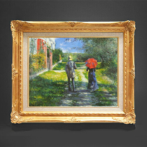 絵自体（キャンバス）の大きさ　410×318mm 【お届け日数】 ご注文日から　8-12日以内　に到着いたします。 ※一部在庫商品は早期出荷可能の場合がございます。 お急ぎに際は別途Eメールにてお問い合わせください。 お問い合わせメールアドレス 　shopmaster@artrest.jp 【留意事項】 ※注文個数によりお届け日が変わることがあります。 ※直筆仕上げ商品のため色彩が若干異なる場合がございますので 予めご了承くださいませ。 絵画 販売 インテリア 油絵 油彩 壁掛け 複製画 風景画 ゴッホ モネ ルノワール その他 静物画 肖像画 アート プレゼント 開業祝い 退職祝い 新築祝い 玄関 リビングアート 風水 縁起 フレーム 贈り物カイユボット ライジングロード