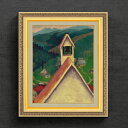 【油絵 直筆仕上げ】ジョージア・オキーフ Church Bell, Ward, Colorado F6 【額入り】 絵画 販売 6号 油彩 抽象画 556×46...