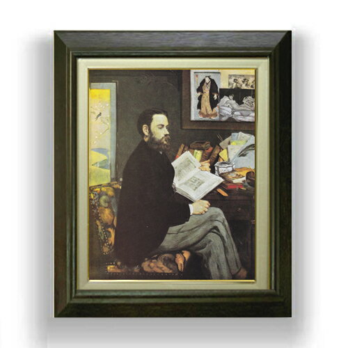 現金特価 マネ エミール ゾラの肖像 F6 油絵 直筆仕上げ 複製画 額縁付 絵画 販売 6号 油彩 風景画 556 465mm 在庫一掃 Tunisiecnc Tn