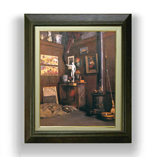 絵自体（キャンバス）の大きさ　410×318mm 【お届け日数】 ご注文日から　8-12日以内　に到着いたします。 ※一部在庫商品は早期出荷可能の場合がございます。 お急ぎに際は別途Eメールにてお問い合わせください。 お問い合わせメールアドレス 　shopmaster@artrest.jp 【留意事項】 ※注文個数によりお届け日が変わることがあります。 ※直筆仕上げ商品のため色彩が若干異なる場合がございますので 予めご了承くださいませ。 絵画 販売 インテリア 油絵 油彩 壁掛け 複製画 風景画 ゴッホ モネ ルノワール その他 静物画 肖像画 アート プレゼント 開業祝い 退職祝い 新築祝い 玄関 リビングアート 風水 縁起 フレーム 贈り物カイユボット アトリエのインテリア