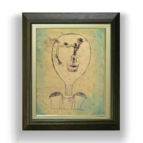 【油絵 直筆仕上げ】パウル・クレー The Beginnings of a Smile F6 【額入り】 絵画 販売 6号 油彩 抽象画 556×465mm 複製画 送料無料 プレゼント ギフト 開店祝い 開業祝い 退職祝い 新築祝い リビング 玄関 モダン アートフレーム 壁掛け