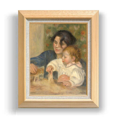 絵自体（キャンバス）の大きさ　410×318mm 【お届け日数】 ご注文日から　8-12日以内　に到着いたします。 ※一部在庫商品は早期出荷可能の場合がございます。 お急ぎに際は別途Eメールにてお問い合わせください。 お問い合わせメールアドレス 　shopmaster@artrest.jp 【留意事項】 ※注文個数によりお届け日が変わることがあります。 ※直筆仕上げ商品のため色彩が若干異なる場合がございますので 予めご了承くださいませ。 絵画 販売 インテリア 油絵 油彩 壁掛け 複製画 風景画 ゴッホ モネ ルノワール その他 静物画 肖像画 アート プレゼント 開業祝い 退職祝い 新築祝い 玄関 リビングアート 風水 縁起 フレーム 贈り物ルノワール ガブリエルとジャン