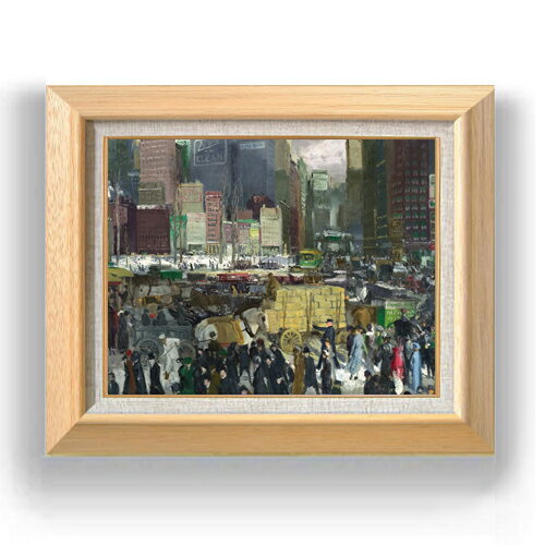 絵自体（キャンバス）の大きさ　410×318mm 【お届け日数】 ご注文日から　8-12日以内　に到着いたします。 ※一部在庫商品は早期出荷可能の場合がございます。 お急ぎに際は別途Eメールにてお問い合わせください。 お問い合わせメールアドレス 　shopmaster@artrest.jp 【留意事項】 ※注文個数によりお届け日が変わることがあります。 ※直筆仕上げ商品のため色彩が若干異なる場合がございますので 予めご了承くださいませ。 絵画 販売 インテリア 油絵 油彩 壁掛け 複製画 風景画 ゴッホ モネ ルノワール その他 静物画 肖像画 アート プレゼント 開業祝い 退職祝い 新築祝い 玄関 リビングアート 風水 縁起 フレーム 贈り物ジョージ・ベローズ New