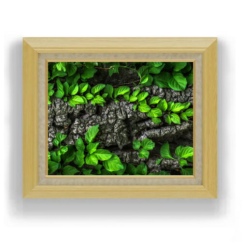 【油絵 直筆仕上げ】緑の息吹き F6サイズ 額入り 【キャンバス・アクリル/額入り】 油彩 風景画 オリジ..