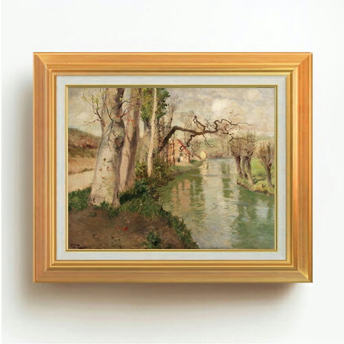 絵自体（キャンバス）の大きさ　410×318mm 表面アクリル透明保護板　額縁吊り紐　付属 ※一部在庫商品は早期出荷可能の場合がございます。 お急ぎに際は別途Eメールにてお問い合わせください。 お問い合わせメールアドレス 　shopmaster@artrest.jp 【留意事項】 ※注文個数によりお届け日が変わることがあります。 ※直筆仕上げ商品のため色彩が若干異なる場合がございますので 予めご了承くださいませ。 絵画 販売 インテリア 油絵 油彩 壁掛け 複製画 風景画 ゴッホ モネ ルノワール その他 静物画 肖像画 アート プレゼント 開業祝い 退職祝い 新築祝い 玄関 リビングアート 風水 縁起 フレーム 贈り物フリット・タヴロー ディエップからアルク川へ