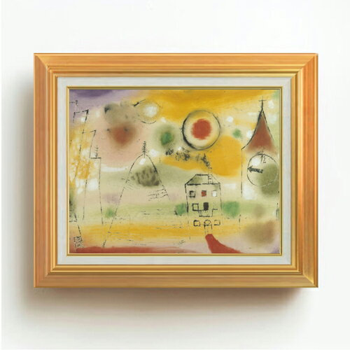パウル・クレー WinterDay,Shortly before Noon F6  絵画 販売 6号 油彩 抽象画 558×467mm 複製画 送料無料 プレゼント ギフト 開店祝い 開業祝い 退職祝い 新築祝い リビング 玄関 モダン アートフレーム 壁掛け