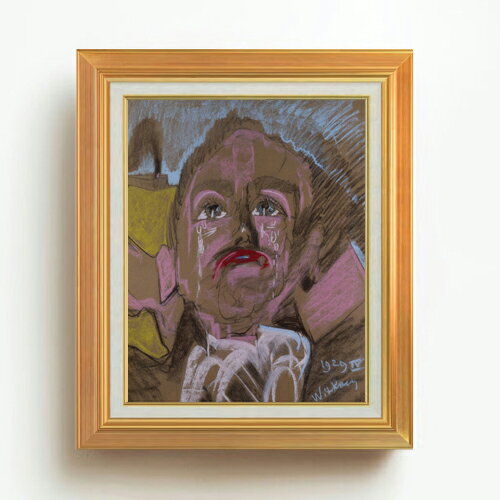 【油絵 直筆仕上げ】ヴィトキエヴィチ アンジェイ・リビツキの肖像 F6 【アップグレード額】 絵画 販売..