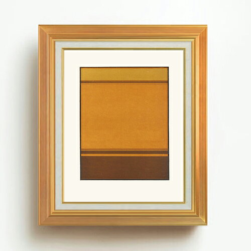 【油絵 直筆仕上げ】ウォード 壊れたオレンジと黄褐色の相似性の調和 F6 【アップグレード額】 絵画 販..