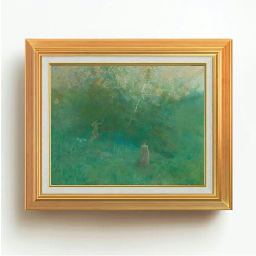 【油絵 直筆仕上げ】デューイング 白樺 F6 【アップグレード額】 絵画 販売 6号 油彩 抽象画 558×467mm..