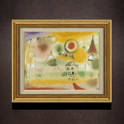パウル・クレー WinterDay,Shortly before Noon F6  絵画 販売 6号 油彩 抽象画 558×467mm 複製画 送料無料 プレゼント ギフト 開店祝い 開業祝い 退職祝い 新築祝い リビング 玄関 モダン アートフレーム 壁掛け