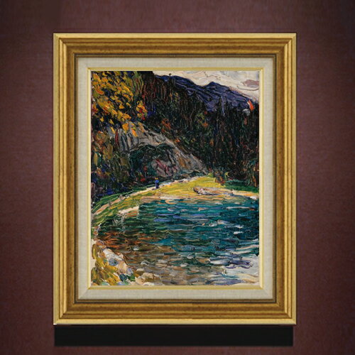 ワシリー・カンディンスキー Kochel, Alte Kesselbergstrasse F6  絵画 販売 6号 油彩 抽象画 558×467mm 複製画 送料無料 プレゼント ギフト 開店祝い 開業祝い 退職祝い 新築祝い リビング 玄関 モダン アートフレーム 壁掛け