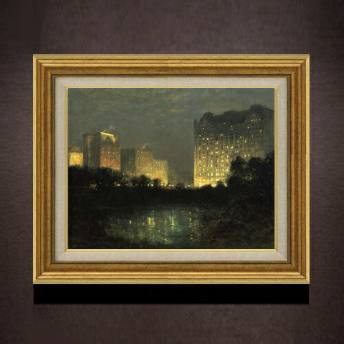 Other - 【油絵 直筆仕上げ】デリック The PlazaWilliam F6 【アップグレード額】 絵画 販売 6号 油彩 風景画 558×467mm 複製画 送料無料 プレゼント ギフト 開店祝い 開業祝い 退職祝い 新築祝い リビング 玄関 モダン アートフレーム 壁掛け
