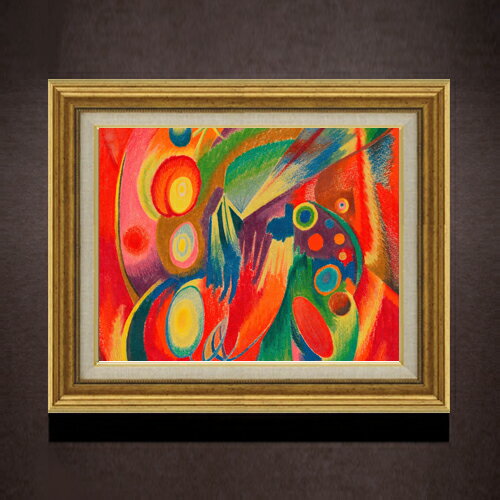 【油絵 直筆仕上げ】ウィーナー フィーバー F6 【アップグレード額】 絵画 販売 6号 油彩 抽象画 558×467mm 複製画 送料無料 プレゼント ギフト 開店祝い 開業祝い 退職祝い 新築祝い リビング 玄関 モダン アートフレーム 壁掛け