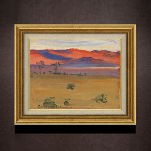 樂天商城 - 【油絵 直筆仕上げ】カレラ サバンナの夕日 F6 【アップグレード額】 絵画 販売 6号 油彩 抽象画 558×467mm 複製画 送料無料 プレゼント ギフト 開店祝い 開業祝い 退職祝い 新築祝い リビング 玄関 モダン アートフレーム 壁掛け