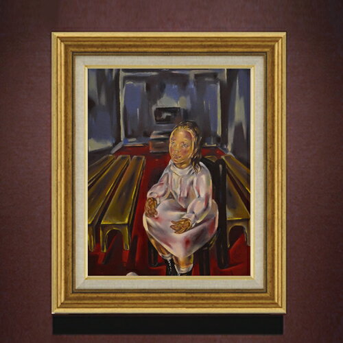 Rakuten - 【油絵 直筆仕上げ】ブランチャード フィレット・アセス F6 【アップグレード額】 絵画 販売 6号 油彩 抽象画 558×467mm 複製画 送料無料 プレゼント ギフト 開店祝い 開業祝い 退職祝い 新築祝い リビング 玄関 モダン アートフレーム 壁掛け