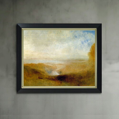 絵自体（キャンバス）の大きさ　410×318mm 表面アクリル透明保護板　額縁吊り紐　付属 ※一部在庫商品は早期出荷可能の場合がございます。 お急ぎに際は別途Eメールにてお問い合わせください。 お問い合わせメールアドレス 　shopmaster@artrest.jp 【留意事項】 ※注文個数によりお届け日が変わることがあります。 ※直筆仕上げ商品のため色彩が若干異なる場合がございますので 予めご了承くださいませ。 絵画 販売 インテリア 油絵 油彩 壁掛け 複製画 風景画 ゴッホ モネ ルノワール その他 静物画 肖像画 アート プレゼント 開業祝い 退職祝い 新築祝い 玄関 リビングアート 風水 縁起 フレーム 贈り物ターナー 遠くの川と入り江の風景