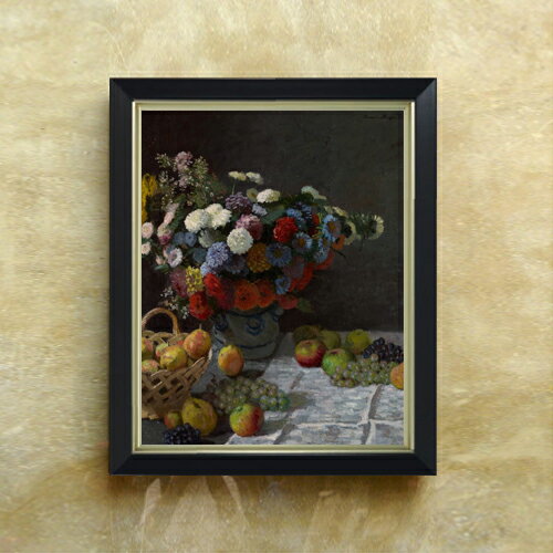 絵自体（キャンバス）の大きさ　410×318mm 表面アクリル透明保護板　額縁吊り紐　付属 ※一部在庫商品は早期出荷可能の場合がございます。 お急ぎに際は別途Eメールにてお問い合わせください。 お問い合わせメールアドレス 　shopmaster@artrest.jp 【留意事項】 ※注文個数によりお届け日が変わることがあります。 ※直筆仕上げ商品のため色彩が若干異なる場合がございますので 予めご了承くださいませ。 絵画 販売 インテリア 油絵 油彩 壁掛け 複製画 風景画 ゴッホ モネ ルノワール その他 静物画 肖像画 アート プレゼント 開業祝い 退職祝い 新築祝い 玄関 リビングアート 風水 縁起 フレーム 贈り物クロード・モネ Still