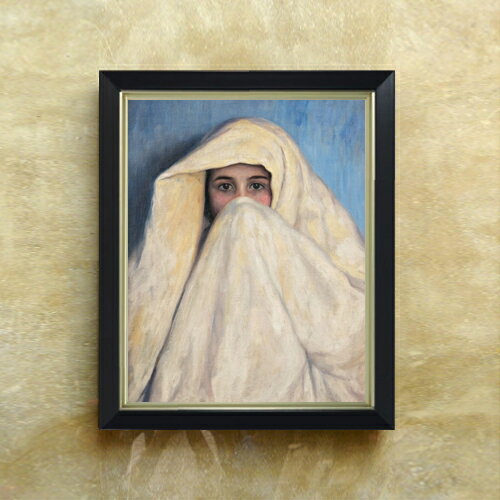【油絵 直筆仕上げ】バルボサ A moura F6 【シンプルフレーム】 絵画 販売 6号 油彩 人物画 440×348mm 複製画 送料無料 プレゼント ギフト 開店祝い 開業祝い 退職祝い 新築祝い リビング 玄関 モダン アートフレーム 壁掛け