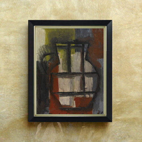 【油絵 直筆仕上げ】ガルシア ジャラ・コンストラクティバ F6 【シンプルフレーム】 絵画 販売 6号 油..