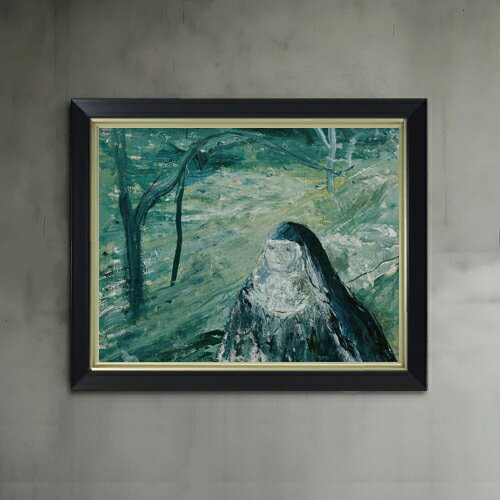 【油絵 直筆仕上げ】テニー ノンネ F6 【シンプルフレーム】 絵画 販売 6号 油彩 抽象画 440×348mm 複製画 送料無料 プレゼント ギフト 開店祝い 開業祝い 退職祝い 新築祝い リビング 玄関 モダン アートフレーム 壁掛け