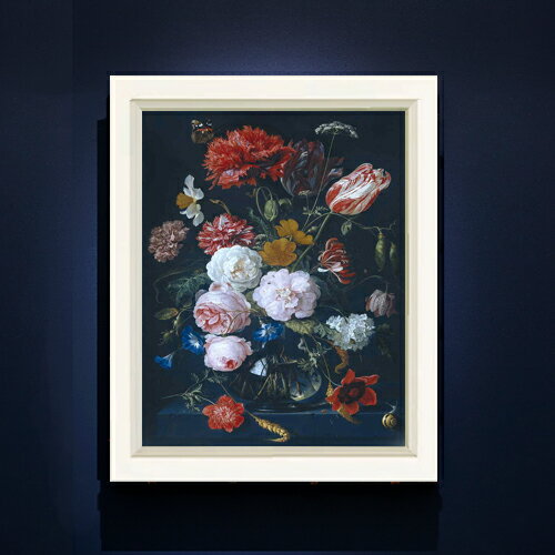 絵自体（キャンバス）の大きさ　410×318mm 表面アクリル透明保護板　額縁吊り紐　付属 ※一部在庫商品は早期出荷可能の場合がございます。 お急ぎに際は別途Eメールにてお問い合わせください。 お問い合わせメールアドレス 　shopmaster@artrest.jp 【留意事項】 ※注文個数によりお届け日が変わることがあります。 ※直筆仕上げ商品のため色彩が若干異なる場合がございますので 予めご了承くださいませ。 絵画 販売 インテリア 油絵 油彩 壁掛け 複製画 風景画 ゴッホ モネ ルノワール その他 静物画 肖像画 アート プレゼント 開業祝い 退職祝い 新築祝い 玄関 リビングアート 風水 縁起 フレーム 贈り物デ・ヘーム 花瓶と花