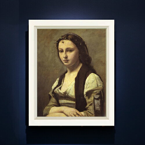 絵自体（キャンバス）の大きさ　410×318mm 表面アクリル透明保護板　額縁吊り紐　付属 ※一部在庫商品は早期出荷可能の場合がございます。 お急ぎに際は別途Eメールにてお問い合わせください。 お問い合わせメールアドレス 　shopmaster@artrest.jp 【留意事項】 ※注文個数によりお届け日が変わることがあります。 ※直筆仕上げ商品のため色彩が若干異なる場合がございますので 予めご了承くださいませ。 絵画 販売 インテリア 油絵 油彩 壁掛け 複製画 風景画 ゴッホ モネ ルノワール その他 静物画 肖像画 アート プレゼント 開業祝い 退職祝い 新築祝い 玄関 リビングアート 風水 縁起 フレーム 贈り物カミーユ・コロー 真珠の女