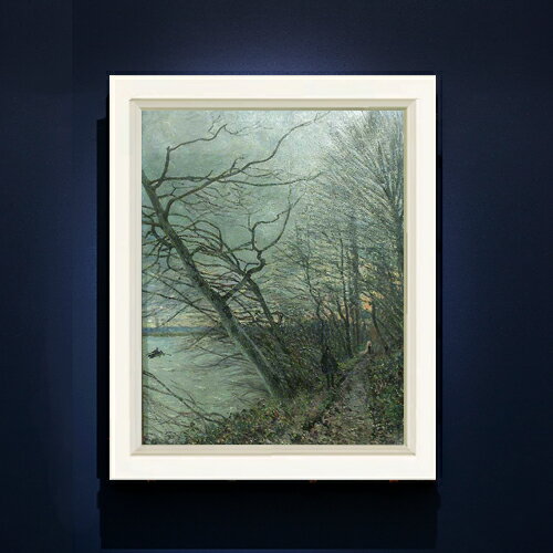 絵自体（キャンバス）の大きさ　410×318mm 表面アクリル透明保護板　額縁吊り紐　付属 ※一部在庫商品は早期出荷可能の場合がございます。 お急ぎに際は別途Eメールにてお問い合わせください。 お問い合わせメールアドレス 　shopmaster@artrest.jp 【留意事項】 ※注文個数によりお届け日が変わることがあります。 ※直筆仕上げ商品のため色彩が若干異なる場合がございますので 予めご了承くださいませ。 絵画 販売 インテリア 油絵 油彩 壁掛け 複製画 風景画 ゴッホ モネ ルノワール その他 静物画 肖像画 アート プレゼント 開業祝い 退職祝い 新築祝い 玄関 リビングアート 風水 縁起 フレーム 贈り物シスレー ヴニュ、森の枯れ木