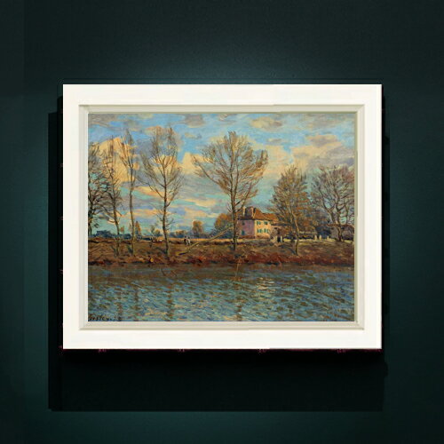 絵自体（キャンバス）の大きさ　410×318mm 表面アクリル透明保護板　額縁吊り紐　付属 ※一部在庫商品は早期出荷可能の場合がございます。 お急ぎに際は別途Eメールにてお問い合わせください。 お問い合わせメールアドレス 　shopmaster@artrest.jp 【留意事項】 ※注文個数によりお届け日が変わることがあります。 ※直筆仕上げ商品のため色彩が若干異なる場合がございますので 予めご了承くださいませ。 絵画 販売 インテリア 油絵 油彩 壁掛け 複製画 風景画 ゴッホ モネ ルノワール その他 静物画 肖像画 アート プレゼント 開業祝い 退職祝い 新築祝い 玄関 リビングアート 風水 縁起 フレーム 贈り物シスレー グランド・ジャット島