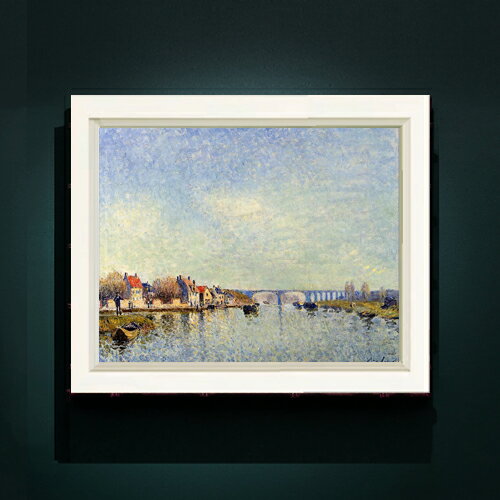 絵自体（キャンバス）の大きさ　410×318mm 表面アクリル透明保護板　額縁吊り紐　付属 ※一部在庫商品は早期出荷可能の場合がございます。 お急ぎに際は別途Eメールにてお問い合わせください。 お問い合わせメールアドレス 　shopmaster@artrest.jp 【留意事項】 ※注文個数によりお届け日が変わることがあります。 ※直筆仕上げ商品のため色彩が若干異なる場合がございますので 予めご了承くださいませ。 絵画 販売 インテリア 油絵 油彩 壁掛け 複製画 風景画 ゴッホ モネ ルノワール その他 静物画 肖像画 アート プレゼント 開業祝い 退職祝い 新築祝い 玄関 リビングアート 風水 縁起 フレーム 贈り物シスレー セーヌ・エ・マルヌの湖畔