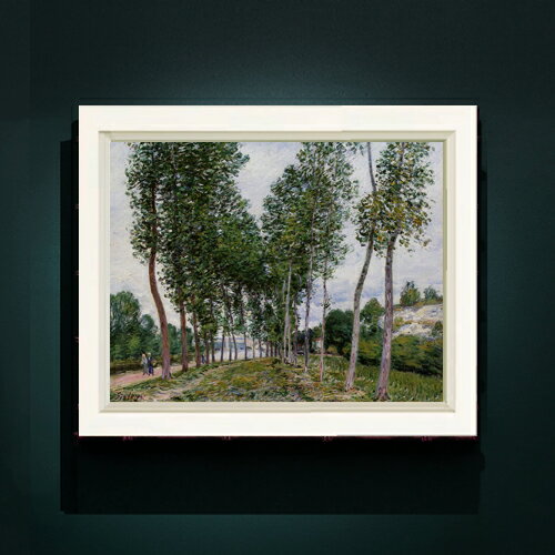 絵自体（キャンバス）の大きさ　410×318mm 表面アクリル透明保護板　額縁吊り紐　付属 ※一部在庫商品は早期出荷可能の場合がございます。 お急ぎに際は別途Eメールにてお問い合わせください。 お問い合わせメールアドレス 　shopmaster@artrest.jp 【留意事項】 ※注文個数によりお届け日が変わることがあります。 ※直筆仕上げ商品のため色彩が若干異なる場合がございますので 予めご了承くださいませ。 絵画 販売 インテリア 油絵 油彩 壁掛け 複製画 風景画 ゴッホ モネ ルノワール その他 静物画 肖像画 アート プレゼント 開業祝い 退職祝い 新築祝い 玄関 リビングアート 風水 縁起 フレーム 贈り物シスレー ポプラの並木道