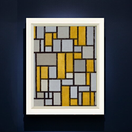 絵自体（キャンバス）の大きさ　410×318mm 表面アクリル透明保護板　額縁吊り紐　付属 ※一部在庫商品は早期出荷可能の場合がございます。 お急ぎに際は別途Eメールにてお問い合わせください。 お問い合わせメールアドレス 　shopmaster@artrest.jp 【留意事項】 ※注文個数によりお届け日が変わることがあります。 ※直筆仕上げ商品のため色彩が若干異なる場合がございますので 予めご了承くださいませ。 絵画 販売 インテリア 油絵 油彩 壁掛け 複製画 風景画 ゴッホ モネ ルノワール その他 静物画 肖像画 アート プレゼント 開業祝い 退職祝い 新築祝い 玄関 リビングアート 風水 縁起 フレーム 贈り物ピート・モンドリアン Composition