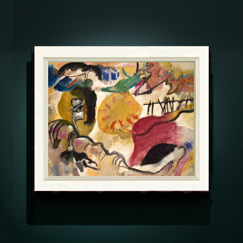 ワシリー・カンディンスキー Improvisation 27 (Garden of Love 2) F6  絵画 販売 6号 油彩 抽象画 440×348mm 複製画 送料無料 プレゼント ギフト 開店祝い 開業祝い 退職祝い 新築祝い リビング 玄関 モダン