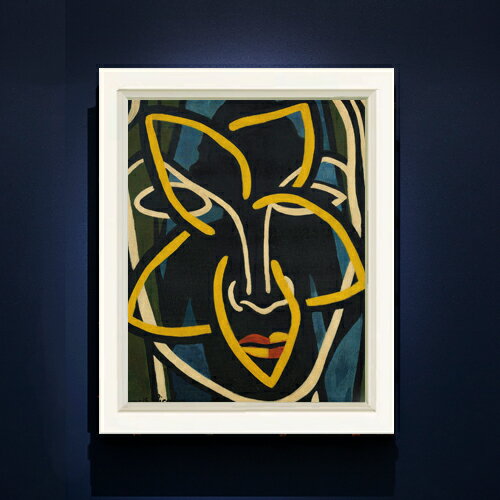 Rakuten - 【油絵 直筆仕上げ】ピカビア サンス・タイトル F6 【シンプルフレーム】 絵画 販売 6号 油彩 抽象画 440×348mm 複製画 送料無料 プレゼント ギフト 開店祝い 開業祝い 退職祝い 新築祝い リビング 玄関 モダン アートフレーム 壁掛け