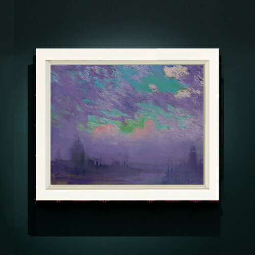 絵自体（キャンバス）の大きさ　410×318mm 表面アクリル透明保護板　額縁吊り紐　付属 ※一部在庫商品は早期出荷可能の場合がございます。 お急ぎに際は別途Eメールにてお問い合わせください。 お問い合わせメールアドレス 　shopmaster@artrest.jp 【留意事項】 ※注文個数によりお届け日が変わることがあります。 ※直筆仕上げ商品のため色彩が若干異なる場合がございますので 予めご了承くださいませ。 絵画 販売 インテリア 油絵 油彩 壁掛け 複製画 風景画 ゴッホ モネ ルノワール その他 静物画 肖像画 アート プレゼント 開業祝い 退職祝い 新築祝い 玄関 リビングアート 風水 縁起 フレーム 贈り物ペネル　緑、青、紫