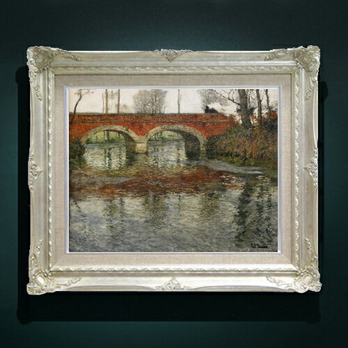 絵画 販売 インテリア 油絵 油彩 壁掛け 複製画 風景画 ゴッホ モネ ルノワール その他 静物画 肖像画 アート プレゼント 開業祝い 退職祝い 新築祝い 玄関 リビングアート 風水 縁起 フレーム 贈り物 絵自体（キャンバス）の大きさ　410×318mm 表面アクリル透明保護板　額縁吊り紐　付属 【お届け日数】 ご注文日から　8-12日以内　に到着いたします。 ※一部在庫商品は早期出荷可能の場合がございます。 お急ぎに際は別途Eメールにてお問い合わせください。 お問い合わせメールアドレス 　shopmaster@artrest.jp 【留意事項】 ※注文個数によりお届け日が変わることがあります。 ※直筆仕上げ商品のため色彩が若干異なる場合がございますので 予めご了承くださいませ。 絵画 販売 インテリア 油絵 油彩 壁掛け 複製画 風景画 ゴッホ モネ ルノワール その他 静物画 肖像画 アート プレゼント 開業祝い 退職祝い 新築祝い 玄関 リビングアート 風水 縁起 フレーム 贈り物フリット・タヴロー ストーンブリッジとフランスの川の風景