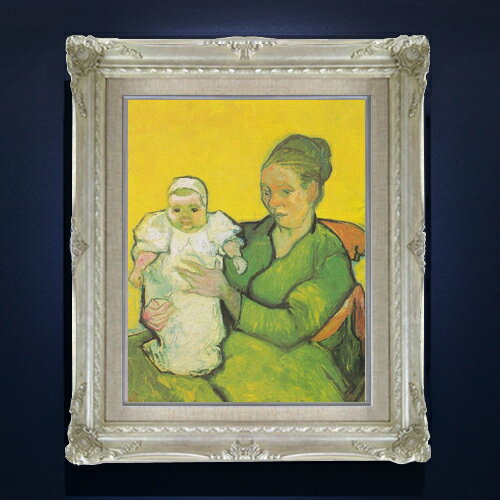 絵画 販売 インテリア 油絵 油彩 壁掛け 複製画 風景画 ゴッホ モネ ルノワール その他 静物画 肖像画 アート プレゼント 開業祝い 退職祝い 新築祝い 玄関 リビングアート 風水 縁起 フレーム 贈り物 絵自体（キャンバス）の大きさ　410×318mm 表面アクリル透明保護板　額縁吊り紐　付属 【お届け日数】 ご注文日から　8-12日以内　に到着いたします。 ※一部在庫商品は早期出荷可能の場合がございます。 お急ぎに際は別途Eメールにてお問い合わせください。 お問い合わせメールアドレス 　shopmaster@artrest.jp 【留意事項】 ※注文個数によりお届け日が変わることがあります。 ※直筆仕上げ商品のため色彩が若干異なる場合がございますので 予めご了承くださいませ。 絵画 販売 インテリア 油絵 油彩 壁掛け 複製画 風景画 ゴッホ モネ ルノワール その他 静物画 肖像画 アート プレゼント 開業祝い 退職祝い 新築祝い 玄関 リビングアート 風水 縁起 フレーム 贈り物ゴッホ ルーラン夫人と赤ん坊