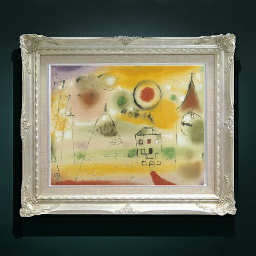 パウル・クレー WinterDay,Shortly before Noon F6  絵画 販売 6号 油彩 抽象画 552×461mm 複製画 送料無料 プレゼント ギフト 開店祝い 開業祝い 退職祝い 新築祝い リビング 玄関 アートフレーム 壁掛け