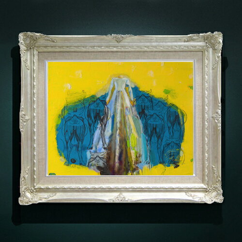 Other - 【油絵 直筆仕上げ】ペースケ カルジュセ・リュウ F6 【額入り】 絵画 販売 6号 油彩 抽象画 552×461mm 複製画 送料無料 プレゼント ギフト 開店祝い 開業祝い 退職祝い 新築祝い リビング 玄関 モダン アートフレーム 壁掛け