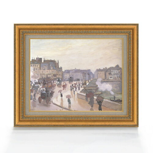 絵自体（キャンバス）の大きさ　410×318mm 【お届け日数】 ご注文日から　8-12日以内　に到着いたします。 ※一部在庫商品は早期出荷可能の場合がございます。 お急ぎに際は別途Eメールにてお問い合わせください。 お問い合わせメールアドレス 　shopmaster@artrest.jp 【留意事項】 ※注文個数によりお届け日が変わることがあります。 ※直筆仕上げ商品のため色彩が若干異なる場合がございますので 予めご了承くださいませ。 絵画 販売 インテリア 油絵 油彩 壁掛け 複製画 風景画 ゴッホ モネ ルノワール その他 静物画 肖像画 アート プレゼント 開業祝い 退職祝い 新築祝い 玄関 リビングアート 風水 縁起 フレーム 贈り物クロード・モネ パリのポン・ヌフ