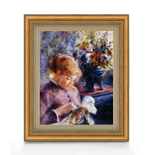 絵自体（キャンバス）の大きさ　410×318mm 表面アクリル透明保護板　額縁吊り紐　付属 ※一部在庫商品は早期出荷可能の場合がございます。 お急ぎに際は別途Eメールにてお問い合わせください。 お問い合わせメールアドレス 　shopmaster@artrest.jp 【留意事項】 ※注文個数によりお届け日が変わることがあります。 ※直筆仕上げ商品のため色彩が若干異なる場合がございますので 予めご了承くださいませ。 絵画 販売 インテリア 油絵 油彩 壁掛け 複製画 風景画 ゴッホ モネ ルノワール その他 静物画 肖像画 アート プレゼント 開業祝い 退職祝い 新築祝い 玄関 リビングアート 風水 縁起 フレーム 贈り物ルノワール 身支度する少女