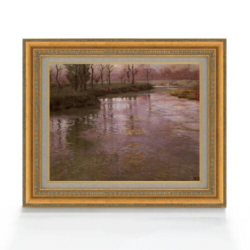 絵自体（キャンバス）の大きさ　410×318mm 【お届け日数】 ご注文日から　8-12日以内　に到着いたします。 ※一部在庫商品は早期出荷可能の場合がございます。 お急ぎに際は別途Eメールにてお問い合わせください。 お問い合わせメールアドレス 　shopmaster@artrest.jp 【留意事項】 ※注文個数によりお届け日が変わることがあります。 ※直筆仕上げ商品のため色彩が若干異なる場合がございますので 予めご了承くださいませ。 絵画 販売 インテリア 油絵 油彩 壁掛け 複製画 風景画 ゴッホ モネ ルノワール その他 静物画 肖像画 アート プレゼント 開業祝い 退職祝い 新築祝い 玄関 リビングアート 風水 縁起 フレーム 贈り物フリット・タヴロー フレンチリバー