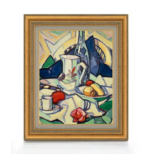 【油絵 直筆仕上げ】サミュエル・ペプロー Still Life F6 【額入り】 絵画 販売 6号 油彩 抽象画 558×4..