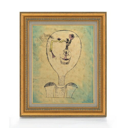 【油絵 直筆仕上げ】パウル・クレー The Beginnings of a Smile F6 【額入り】 絵画 販売 6号 油彩 抽..