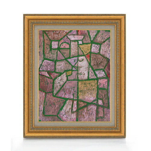 【油絵 直筆仕上げ】クレー ヘル・デア・シュタット F6 【額入り】 絵画 販売 6号 油彩 抽象画 558×467mm 複製画 送料無料 プレゼント ギフト 開店祝い 開業祝い 退職祝い 新築祝い リビング 玄関 モダン アートフレーム 壁掛け