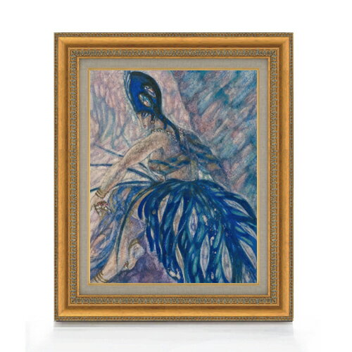 樂天商城 - 【油絵 直筆仕上げ】チェリチェフ 衣装を着た人物 F6 【額入り】 絵画 販売 6号 油彩 抽象画 558×467mm 複製画 送料無料 プレゼント ギフト 開店祝い 開業祝い 退職祝い 新築祝い リビング 玄関 モダン アートフレーム 壁掛け